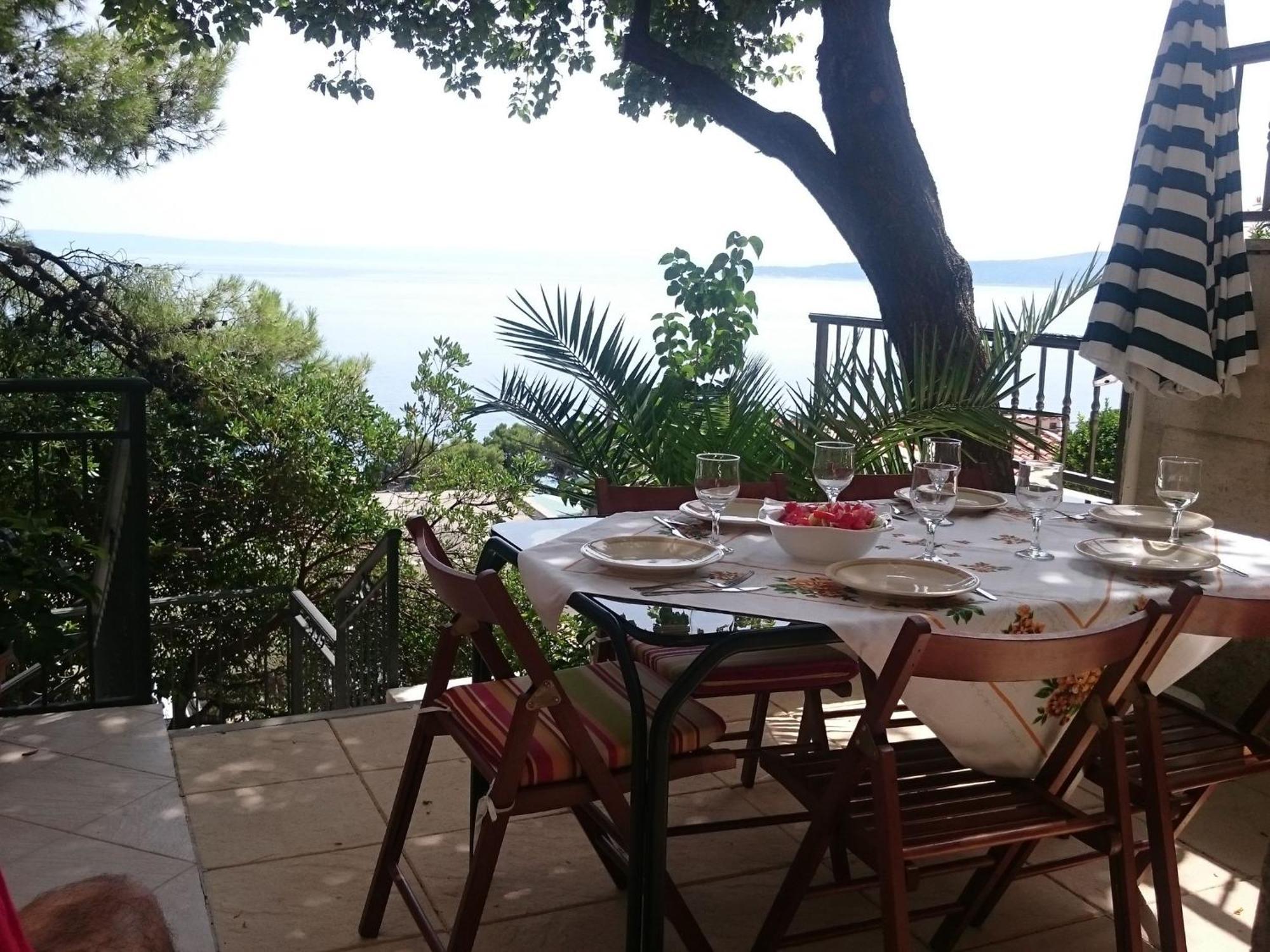 Cozy Apartment With A Balcony And A Sea View Brela Dış mekan fotoğraf