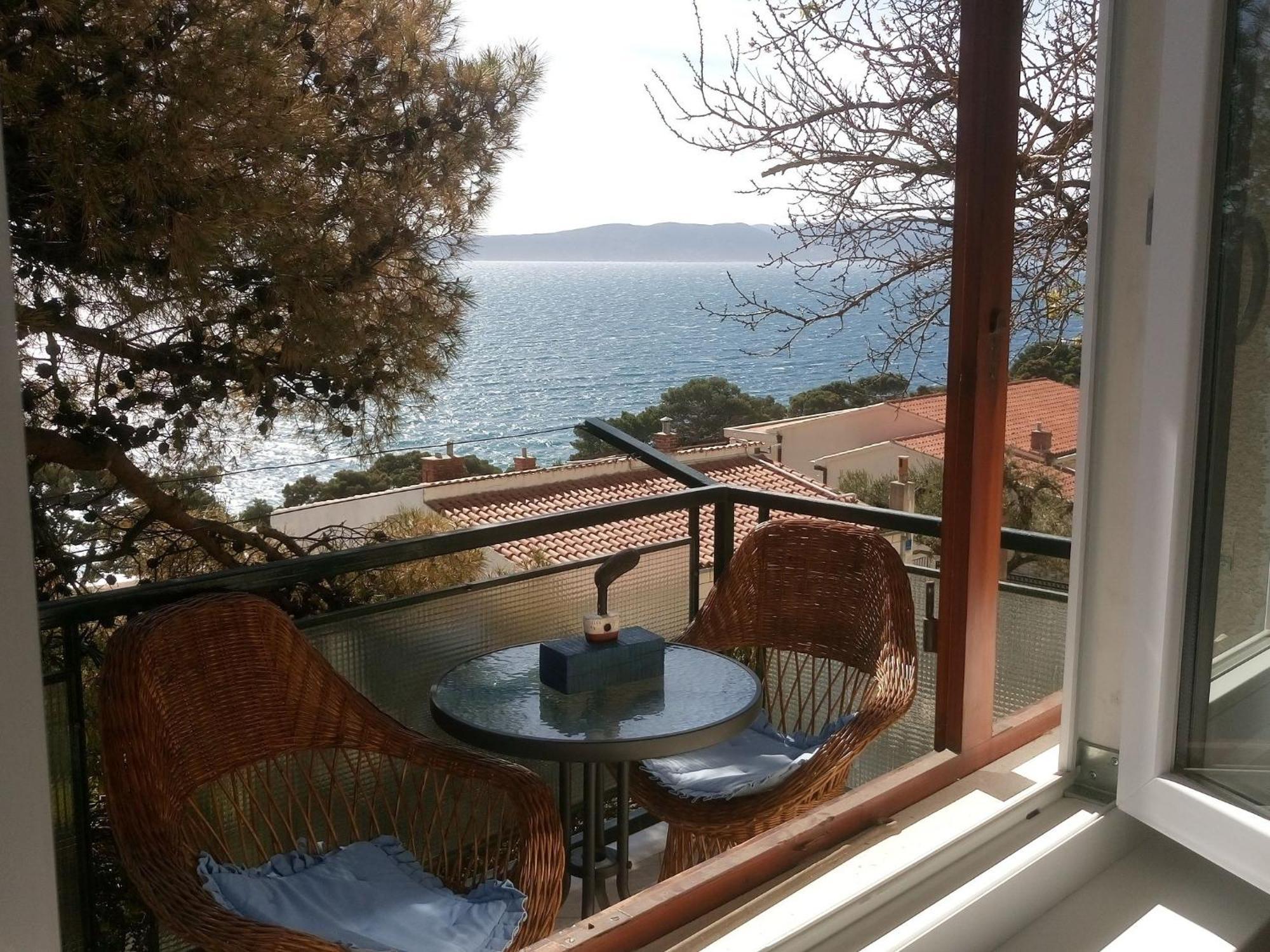 Cozy Apartment With A Balcony And A Sea View Brela Dış mekan fotoğraf