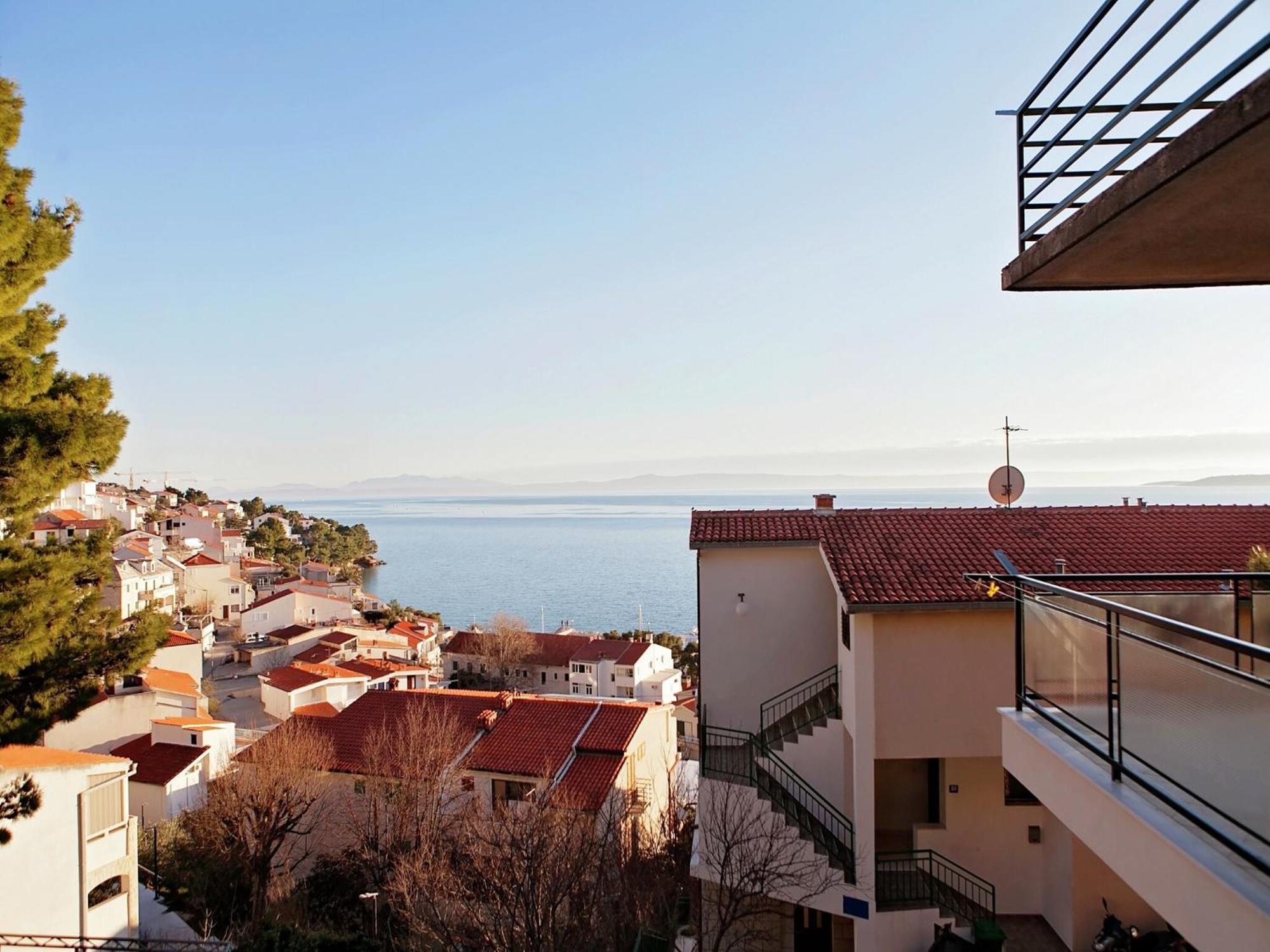 Cozy Apartment With A Balcony And A Sea View Brela Dış mekan fotoğraf